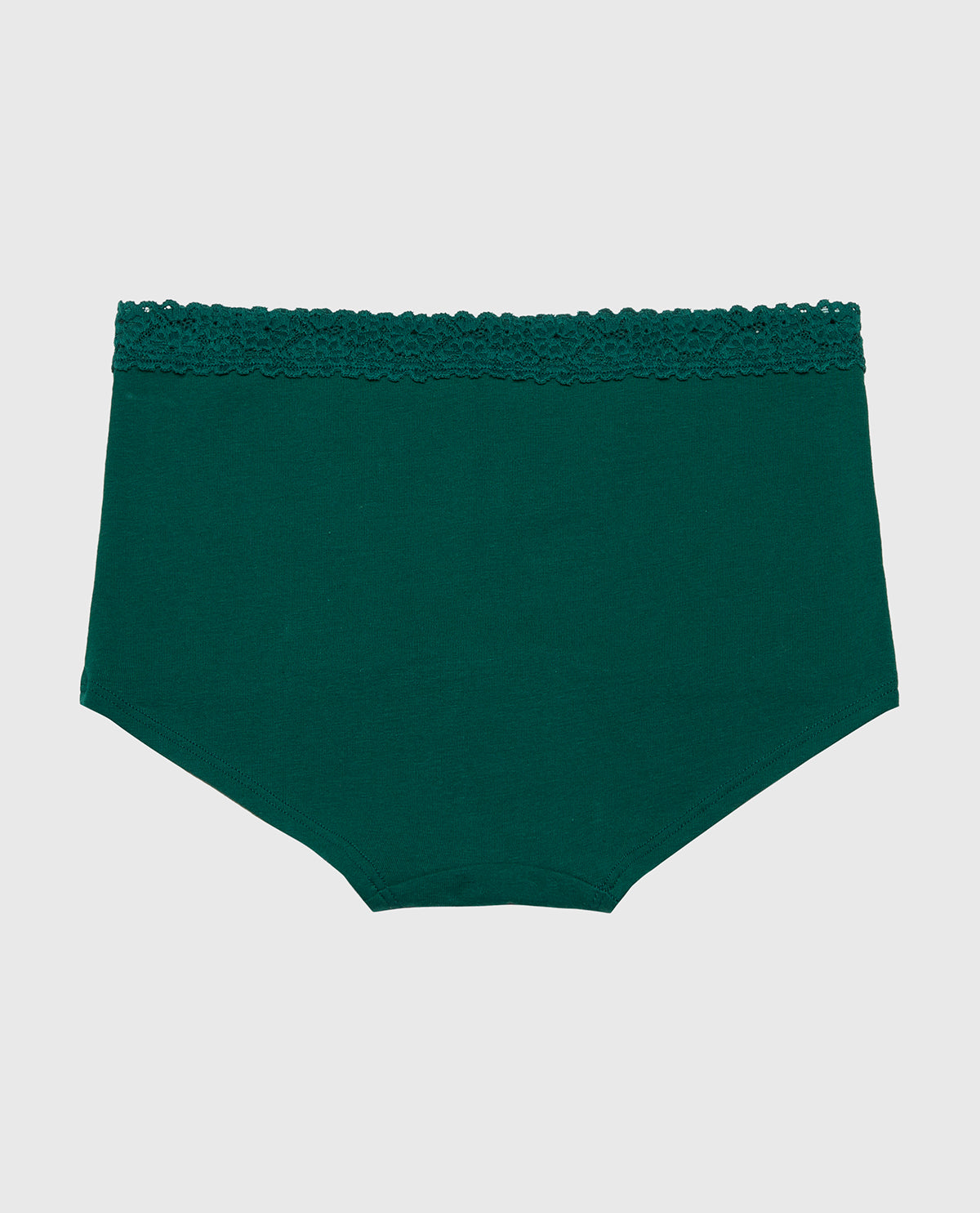 La Senza Boyshort Pantie with Cozy Trim in Emerald Green