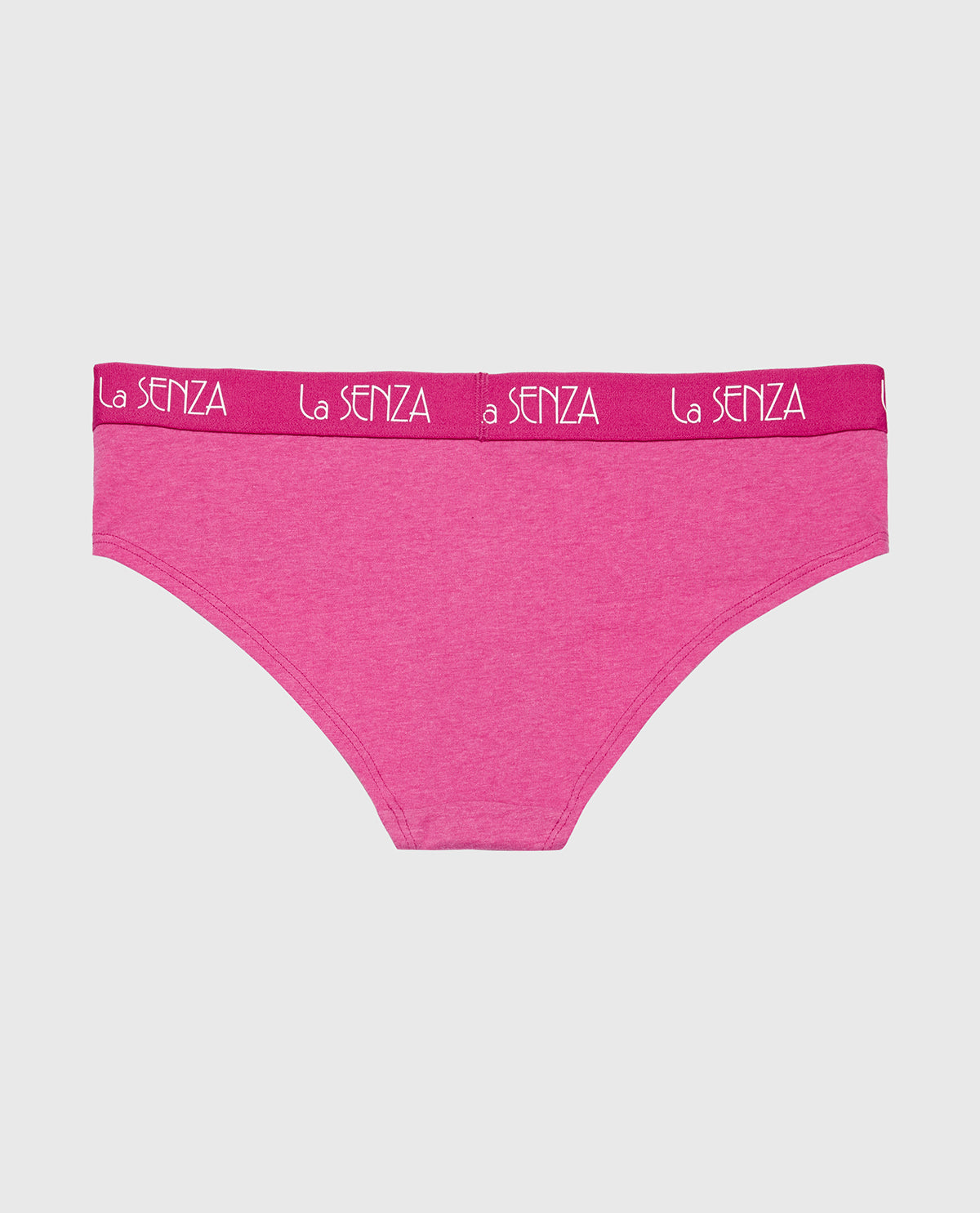 La Senza Art Deco Logo Hipster Panty in Fuchsia Red Heather