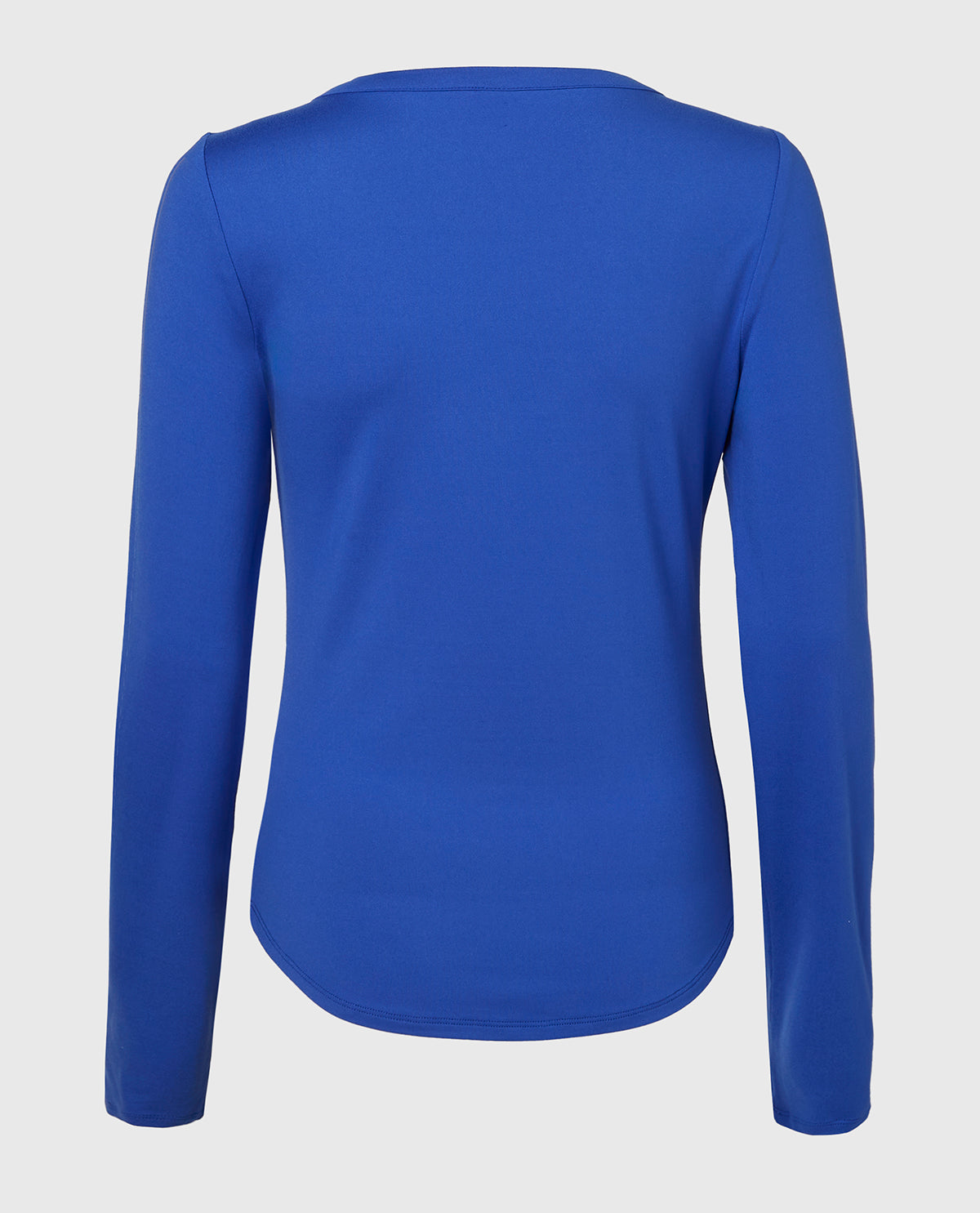 La Senza Long sleeve brushed jersey v-Neck top in Dazzling Blue