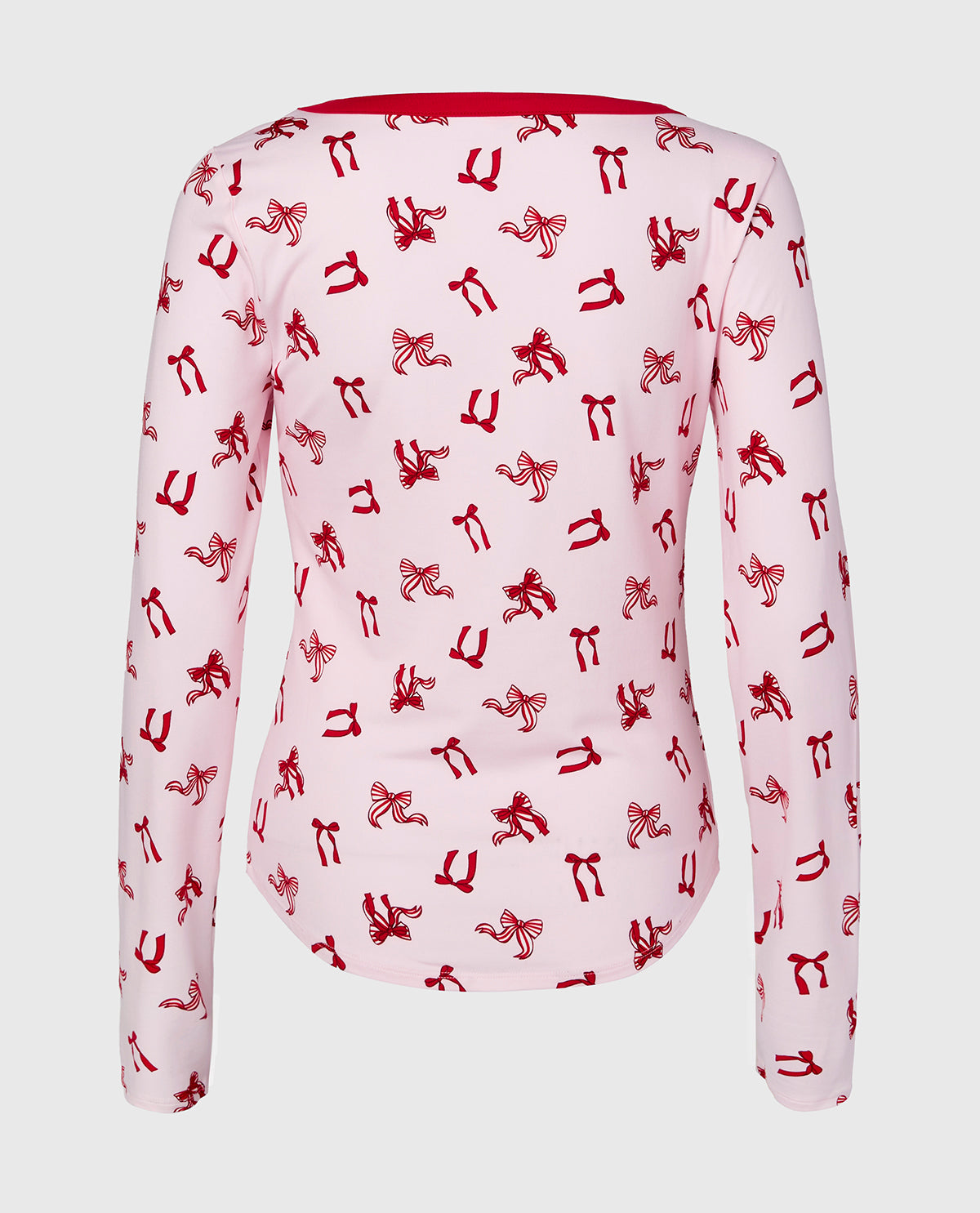 La Senza Haut à manches longues en jersey brossé à encolure en V grosses boucles douces