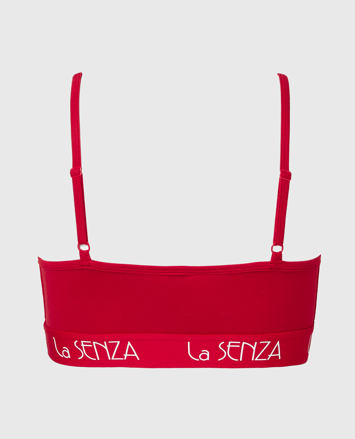 La Senza Minicami échancrée avec logo Art déco cramoisi