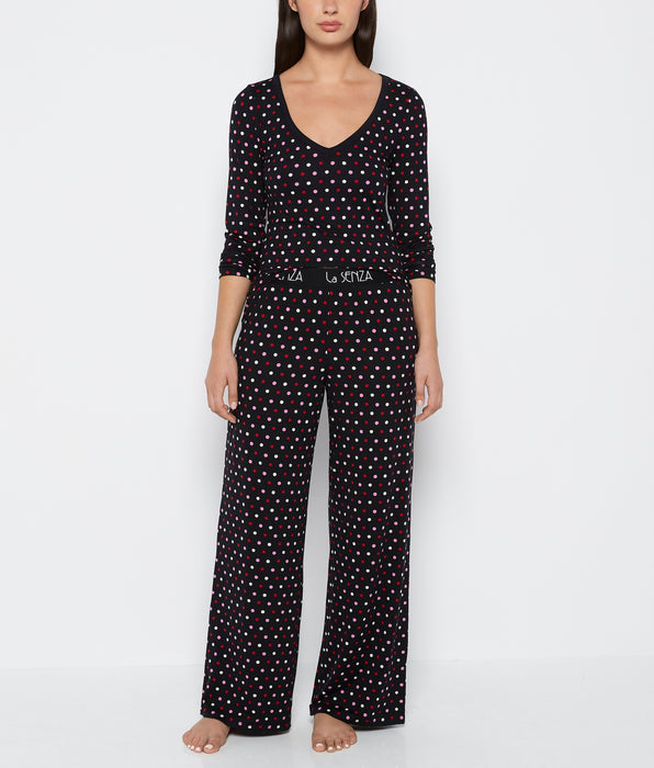 La Senza Ensemble pyjama deux pièces jolis picots