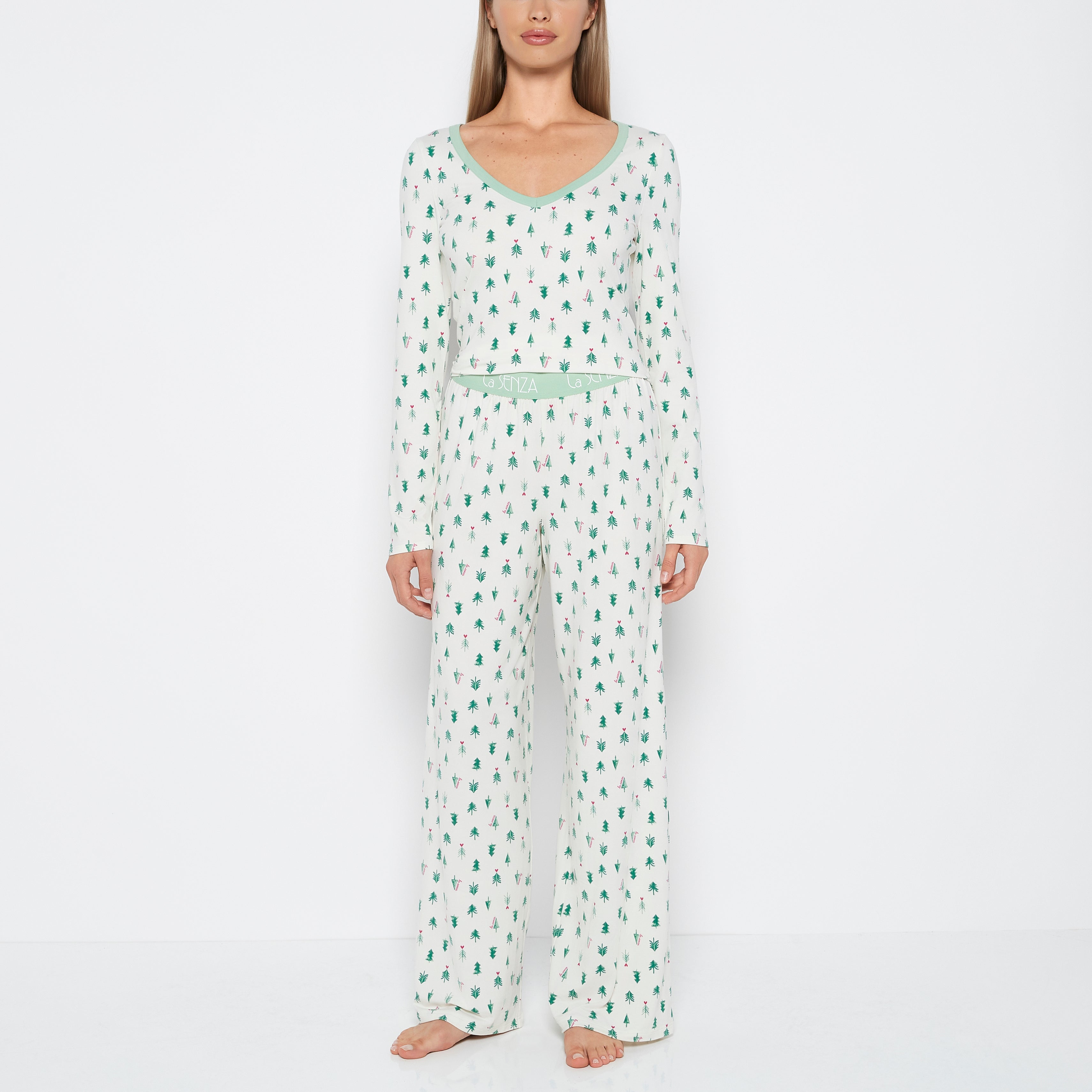 La Senza Ensemble pyjama deux pièces petits arbres