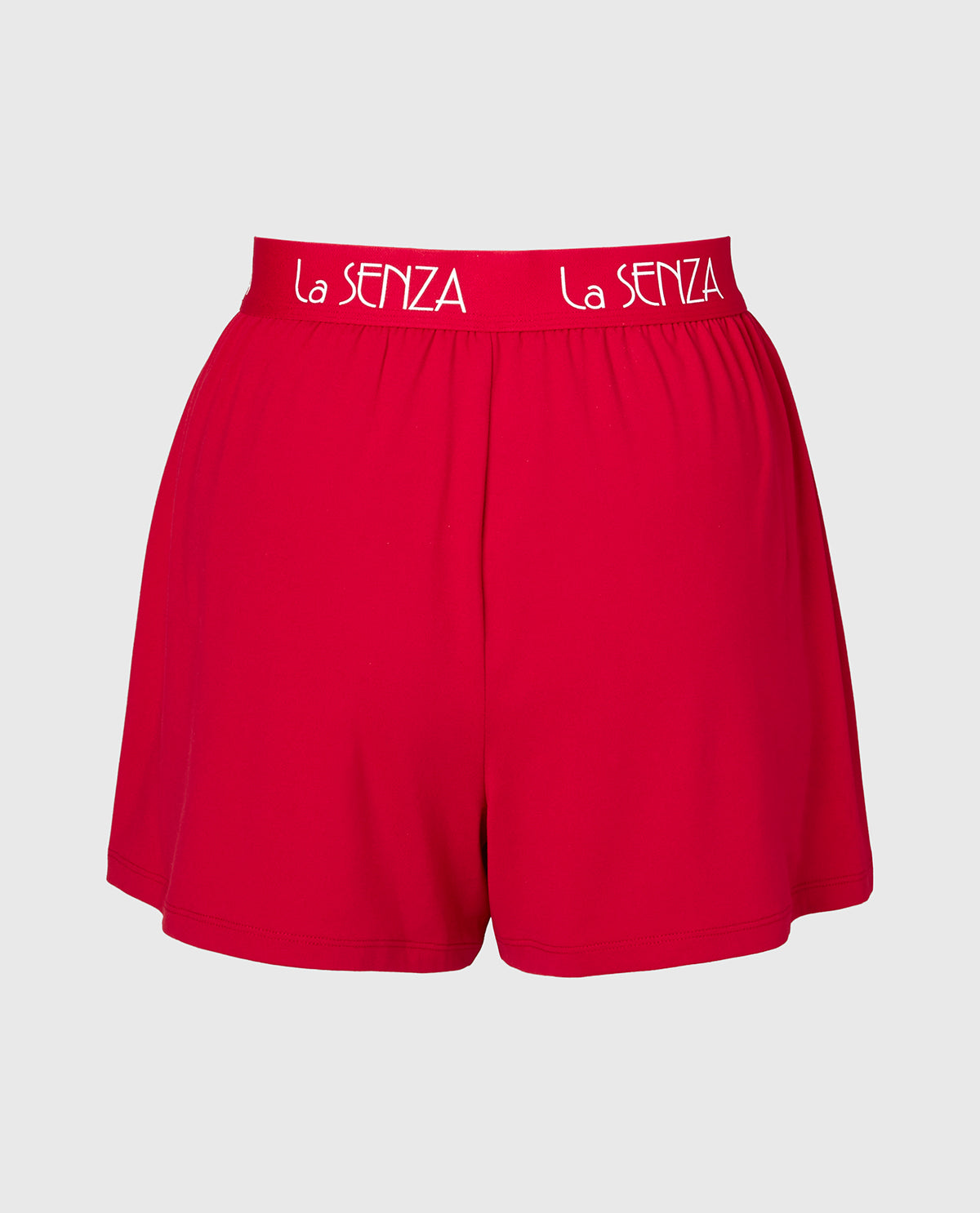 La Senza Short en jersey brossé avec logo Art déco cramoisi