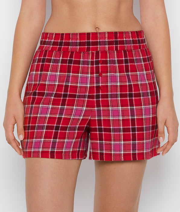 La Senza Short boxeur en flanelle plaid de Montréal