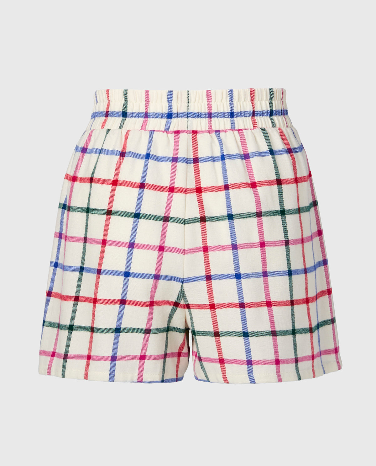 La Senza Flannel Boxer Short in Large Jingle Plaid