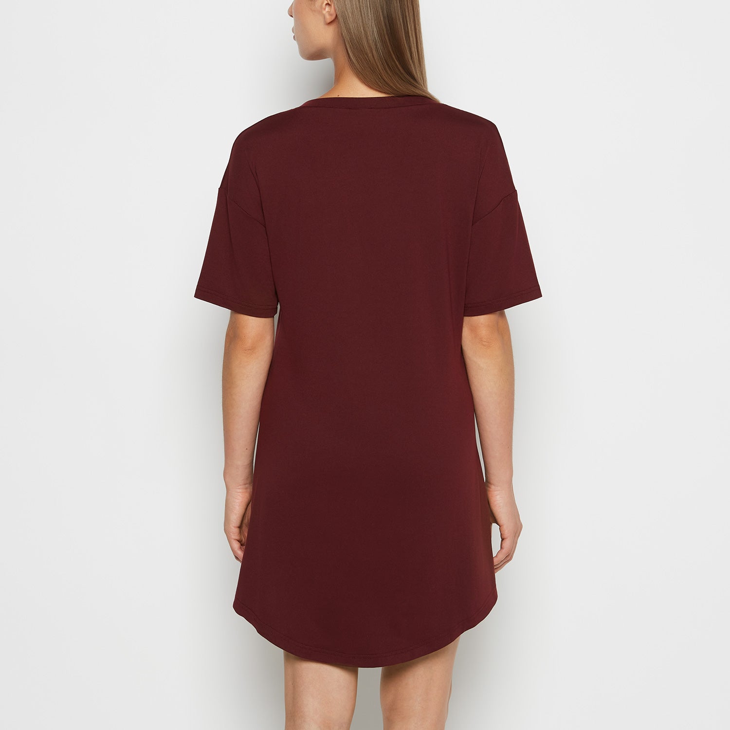 La Senza Brushed Jersey Sleep Shirt in Russian Ruby