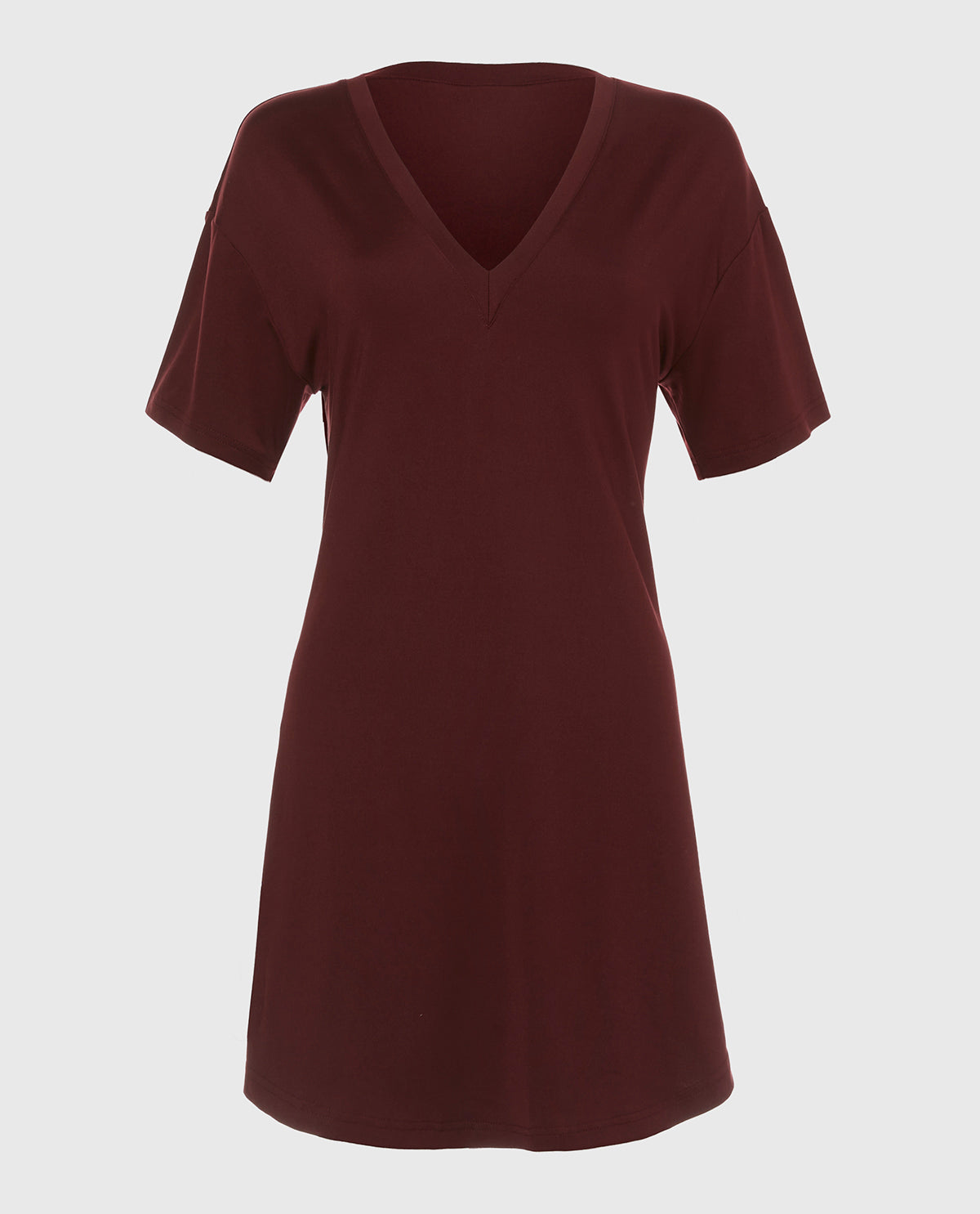 La Senza Brushed Jersey Sleep Shirt in Russian Ruby