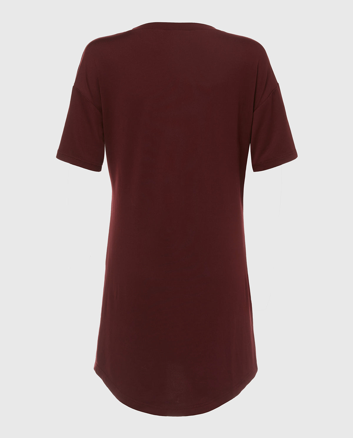 La Senza Brushed Jersey Sleep Shirt in Russian Ruby