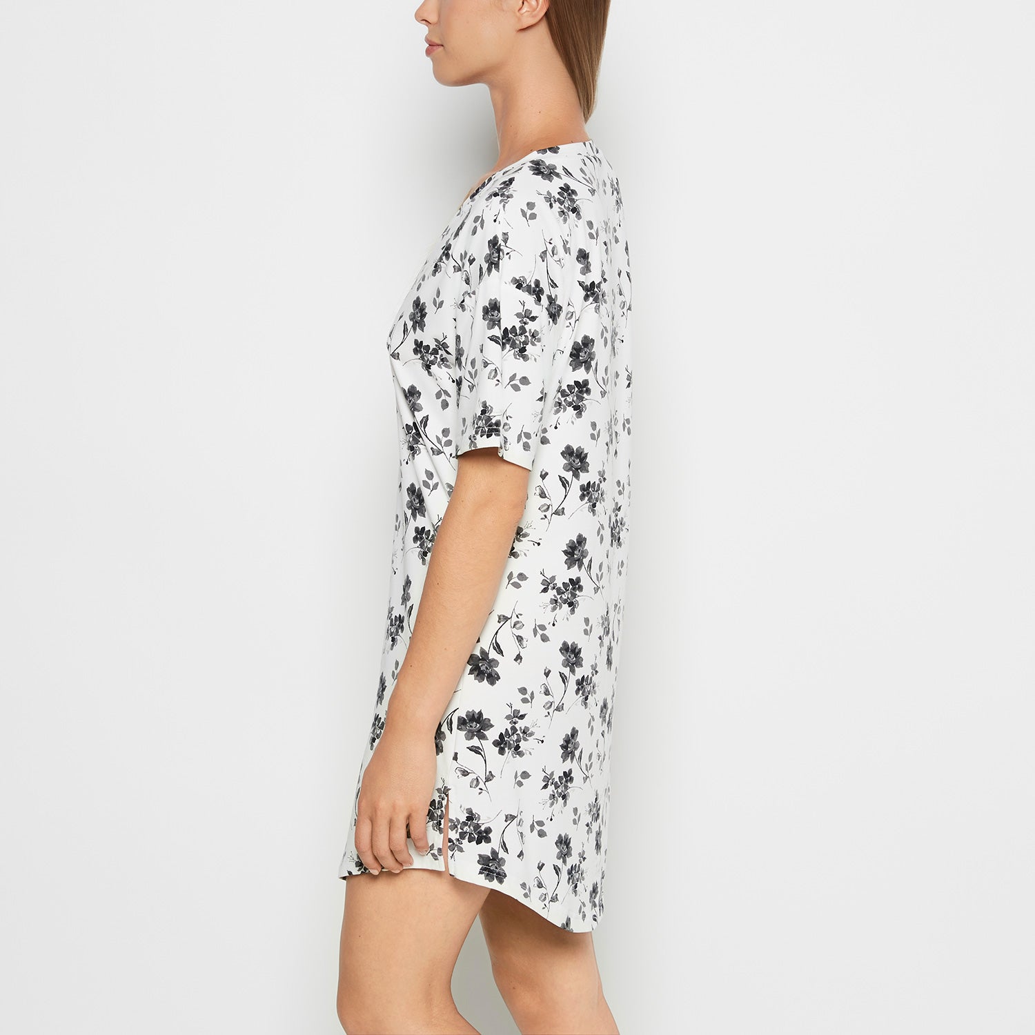 La Senza Brushed Jersey Sleep Shirt in Medium Goddess Floral