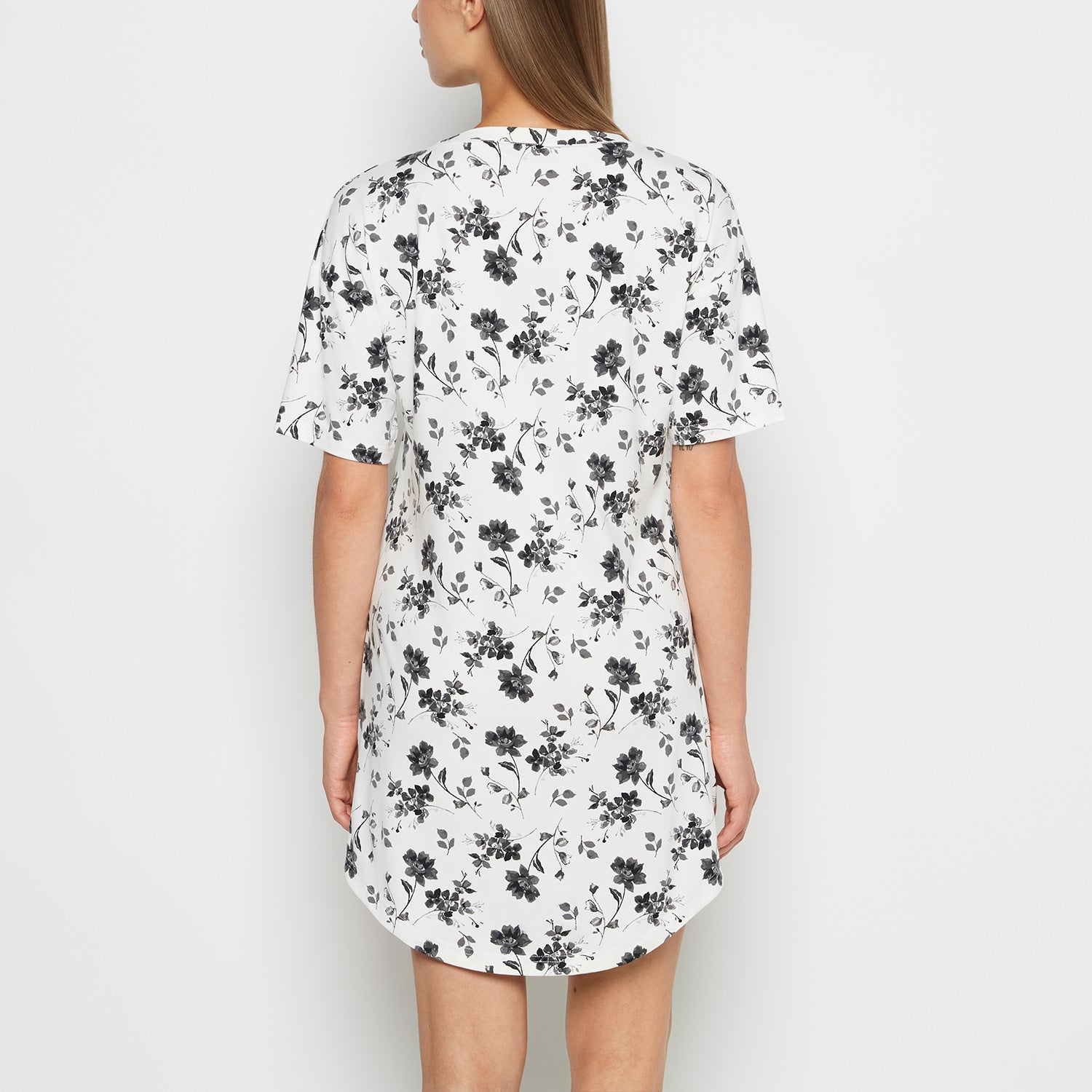 La Senza Brushed Jersey Sleep Shirt in Medium Goddess Floral