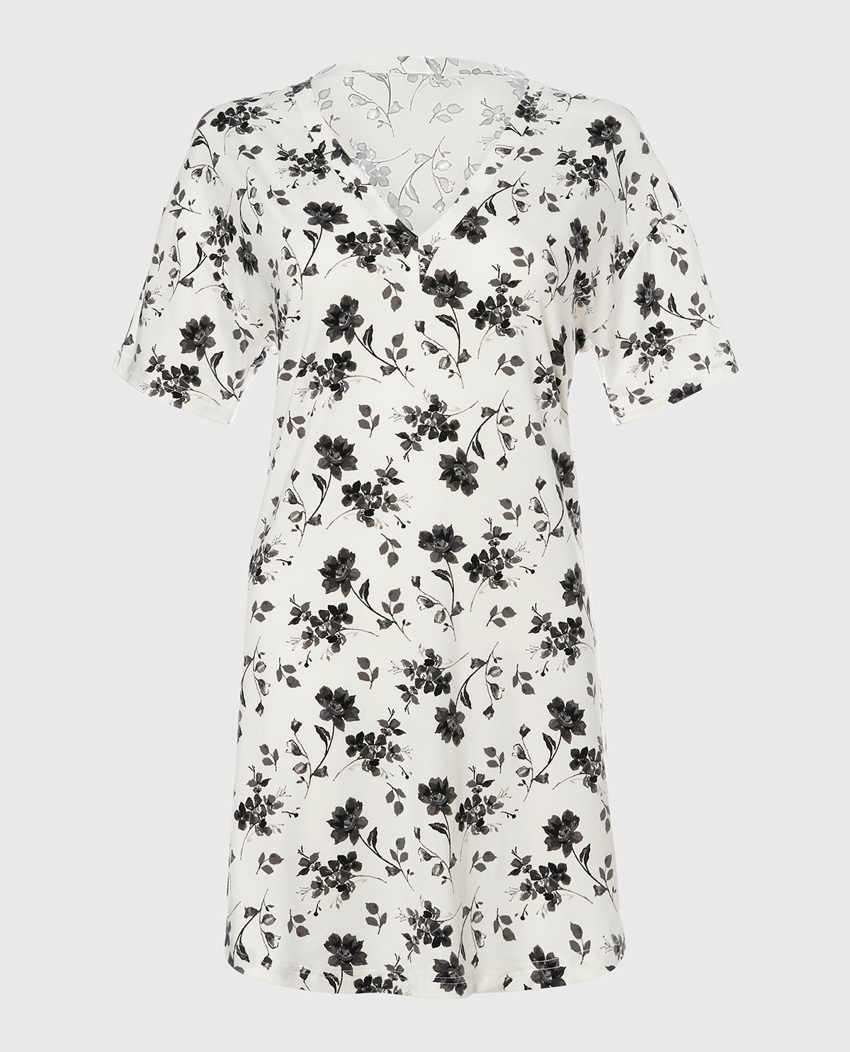 La Senza Brushed Jersey Sleep Shirt in Medium Goddess Floral