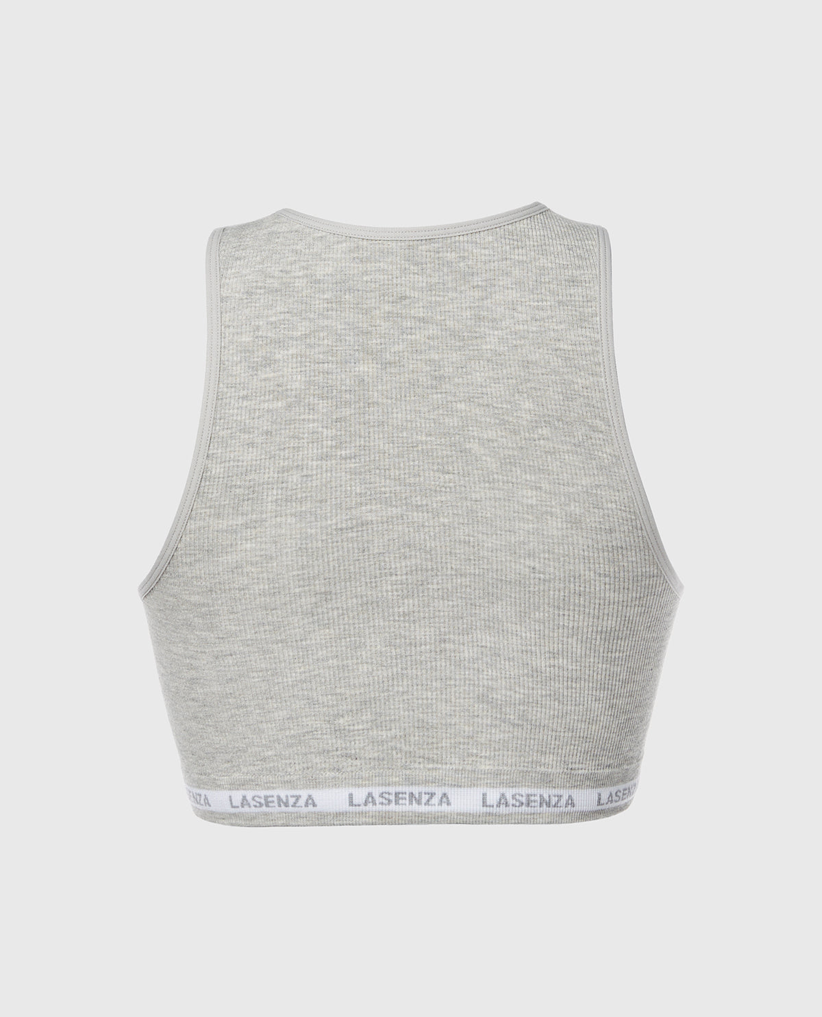 La Senza Haut écourté sans coutures in Gris chiné