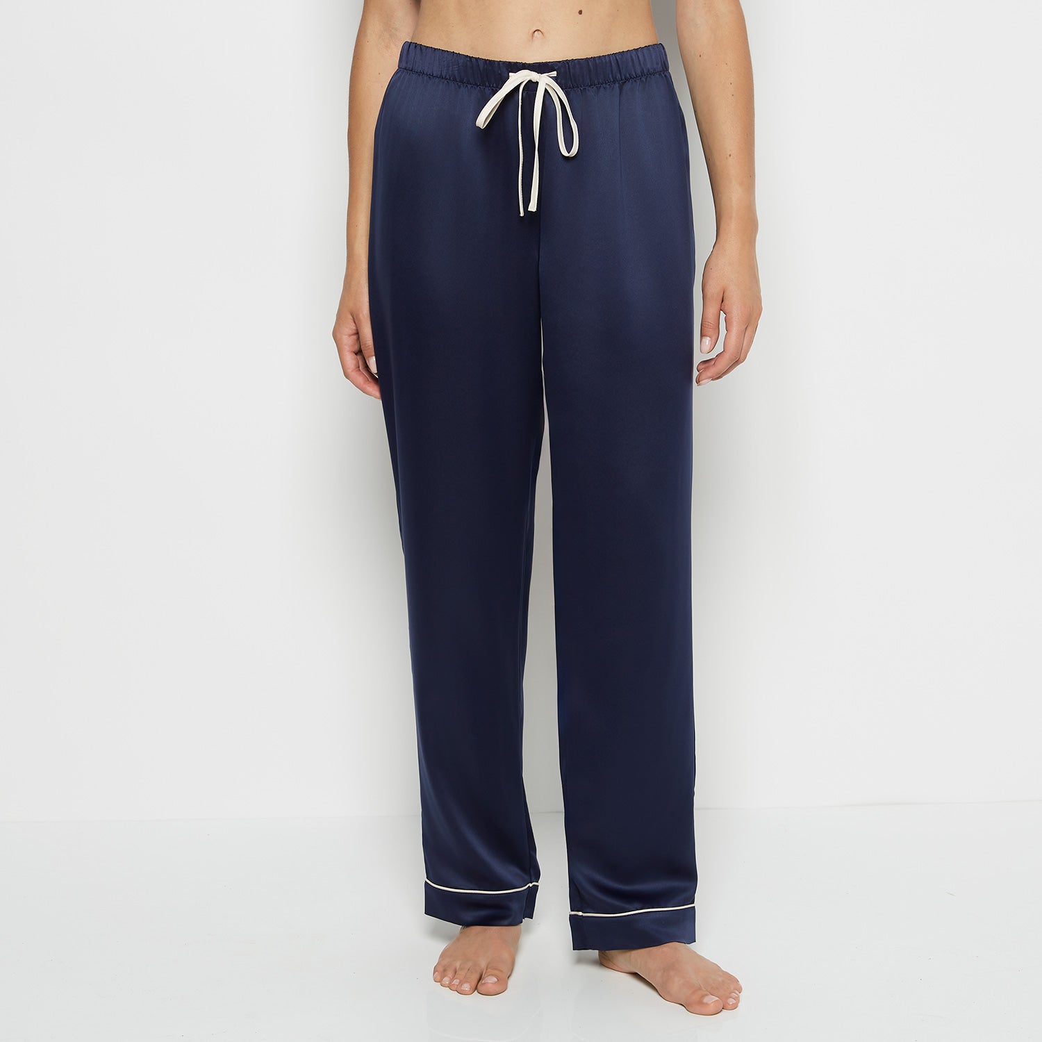 La Senza Satin Sleep Top in Dress Blues