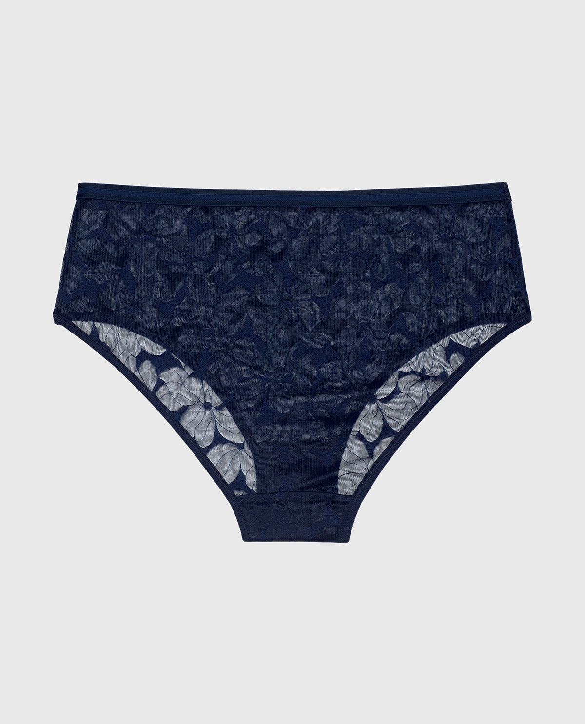 La Senza Culotte doublée à taille haute in Marine clair