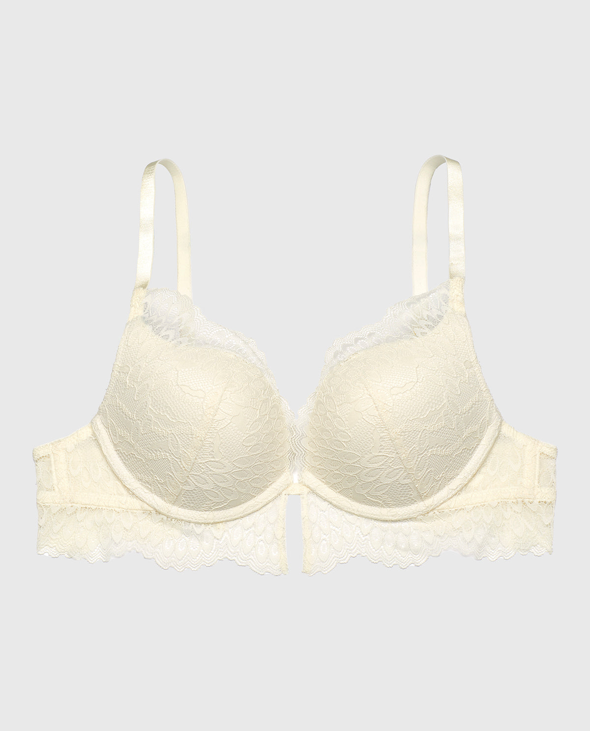 La Senza Lace Wired Padded Bra in Gardenia