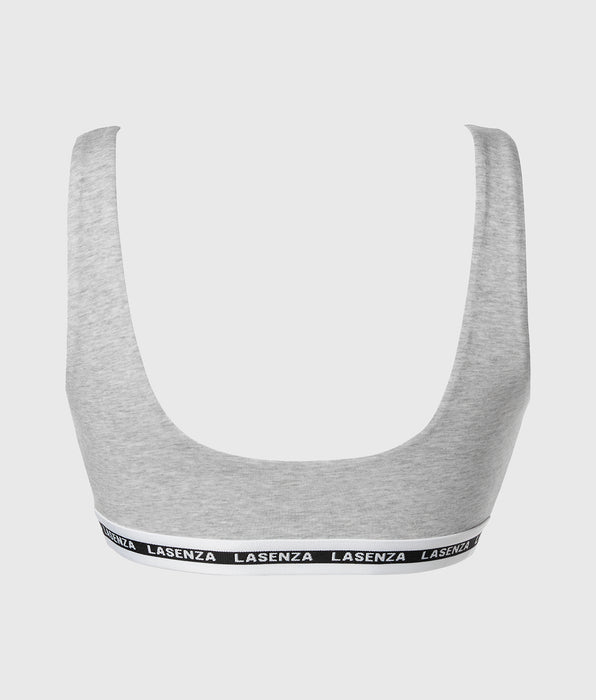 La Senza Minicami échancrée in Gris chiné