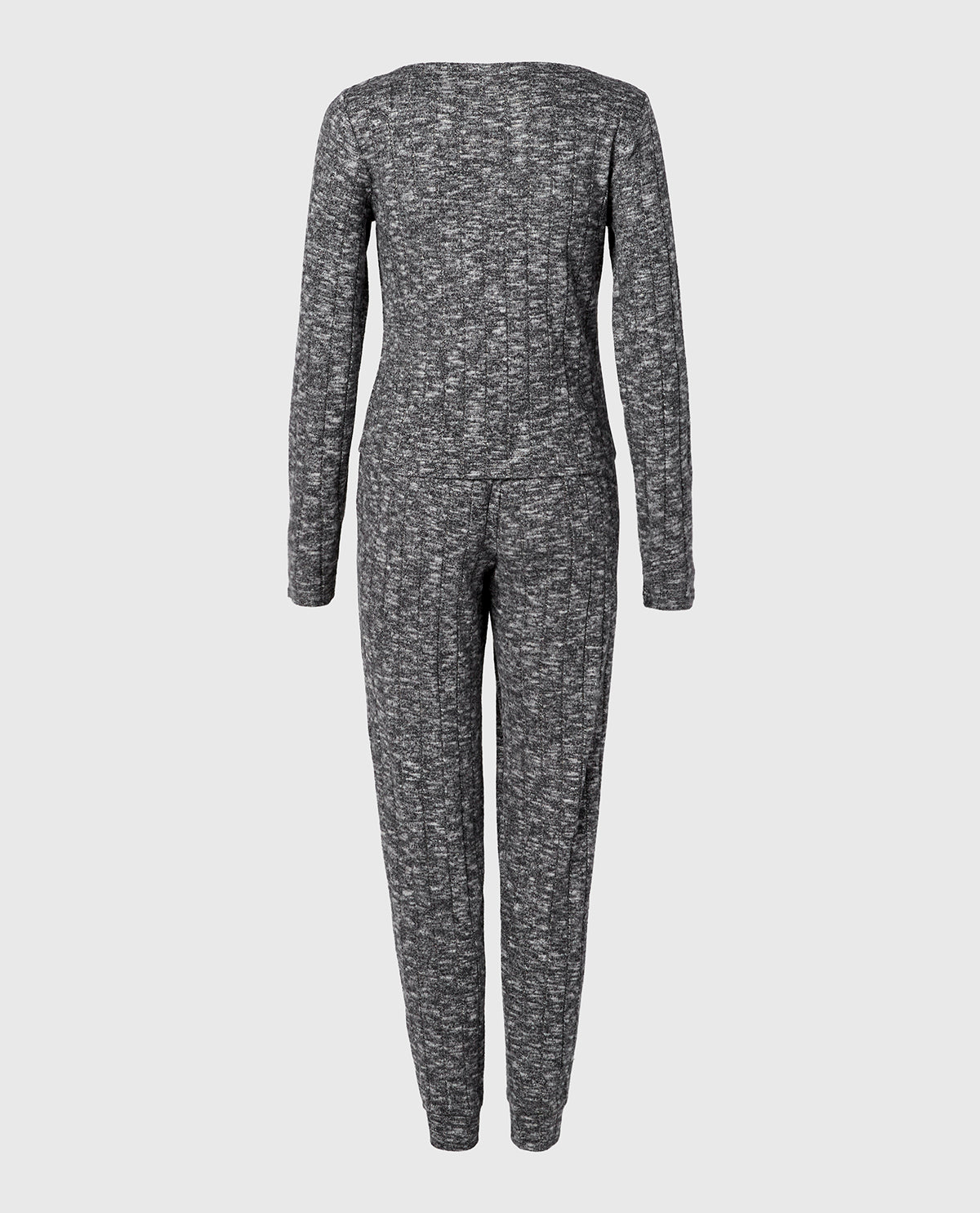 La Senza PJ Set with LS Logo Patch in Tuxedo Black