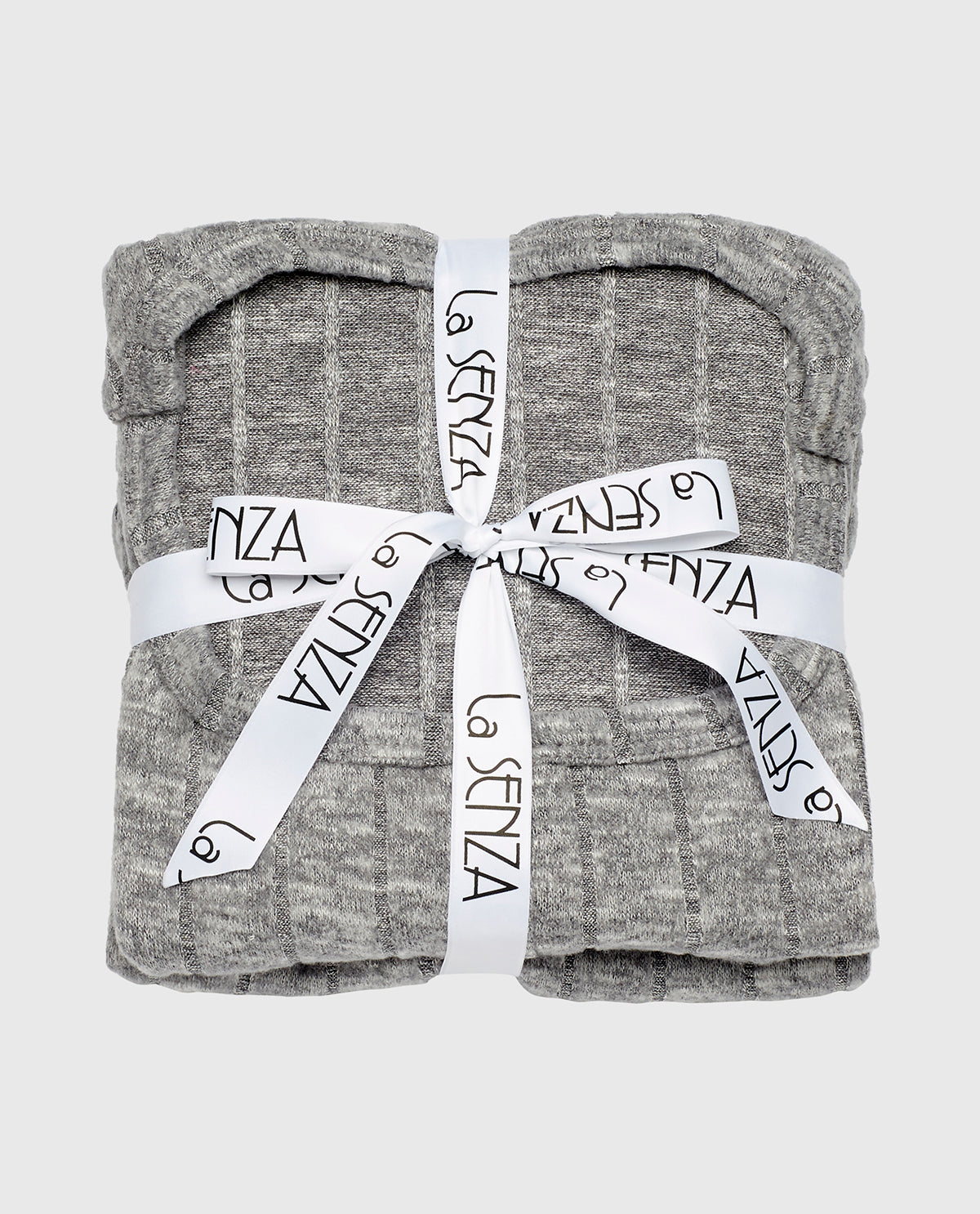 La Senza PJ Set with LS Logo Patch in Light Grey Cozy