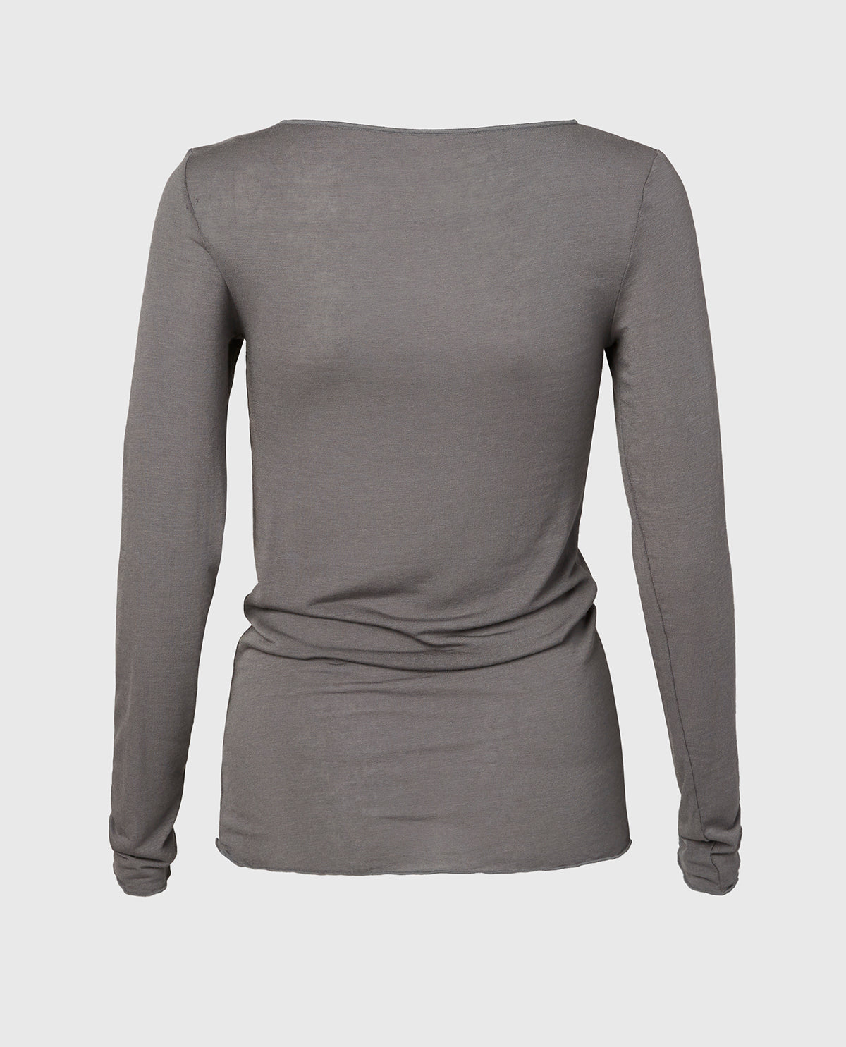 La Senza Long Sleeve Modal/Cashmere in Heather Grey