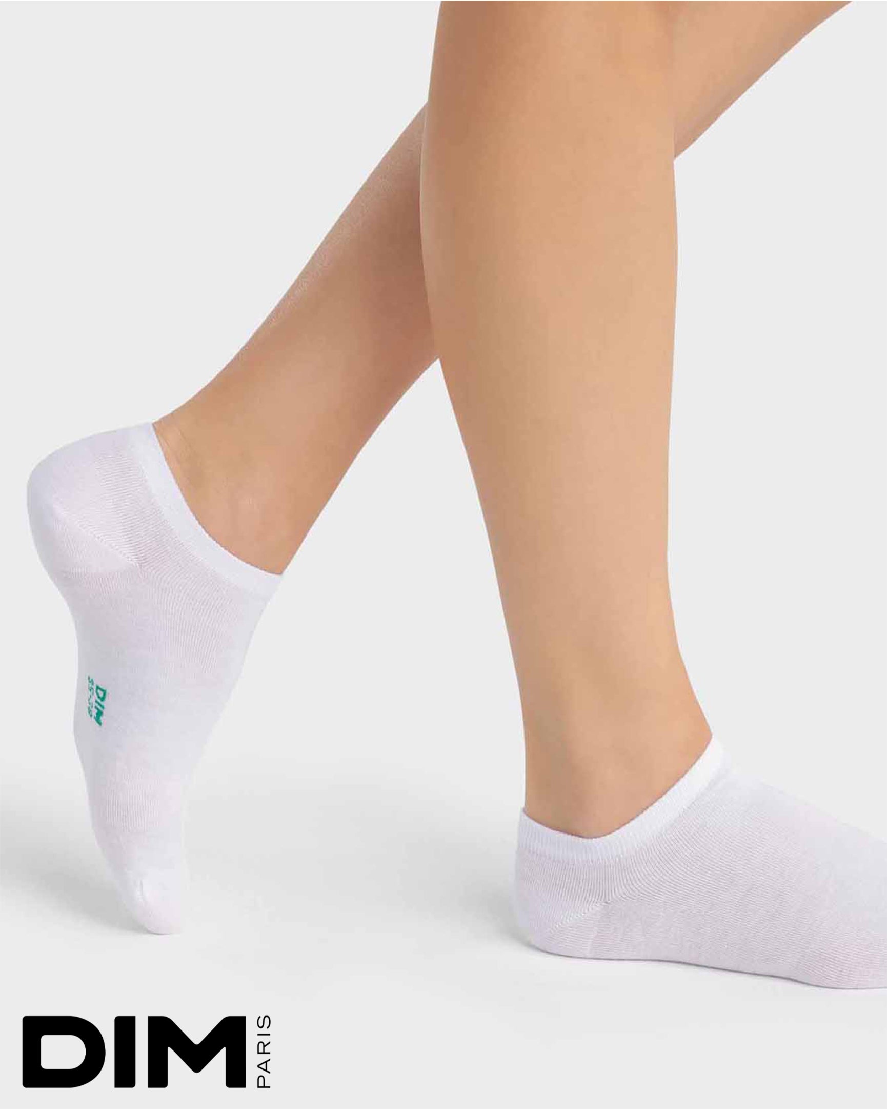 Cotton Ankle Socks in White