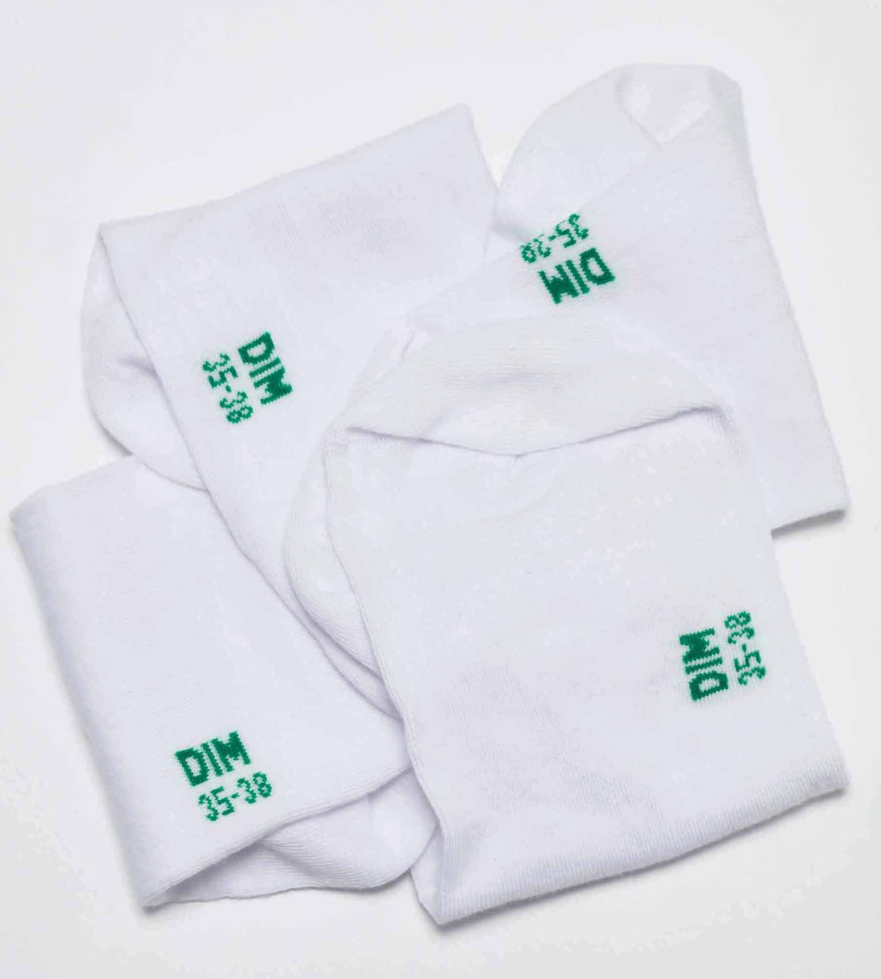 La Senza Pack of 2 Cotton Ankle Socks in White