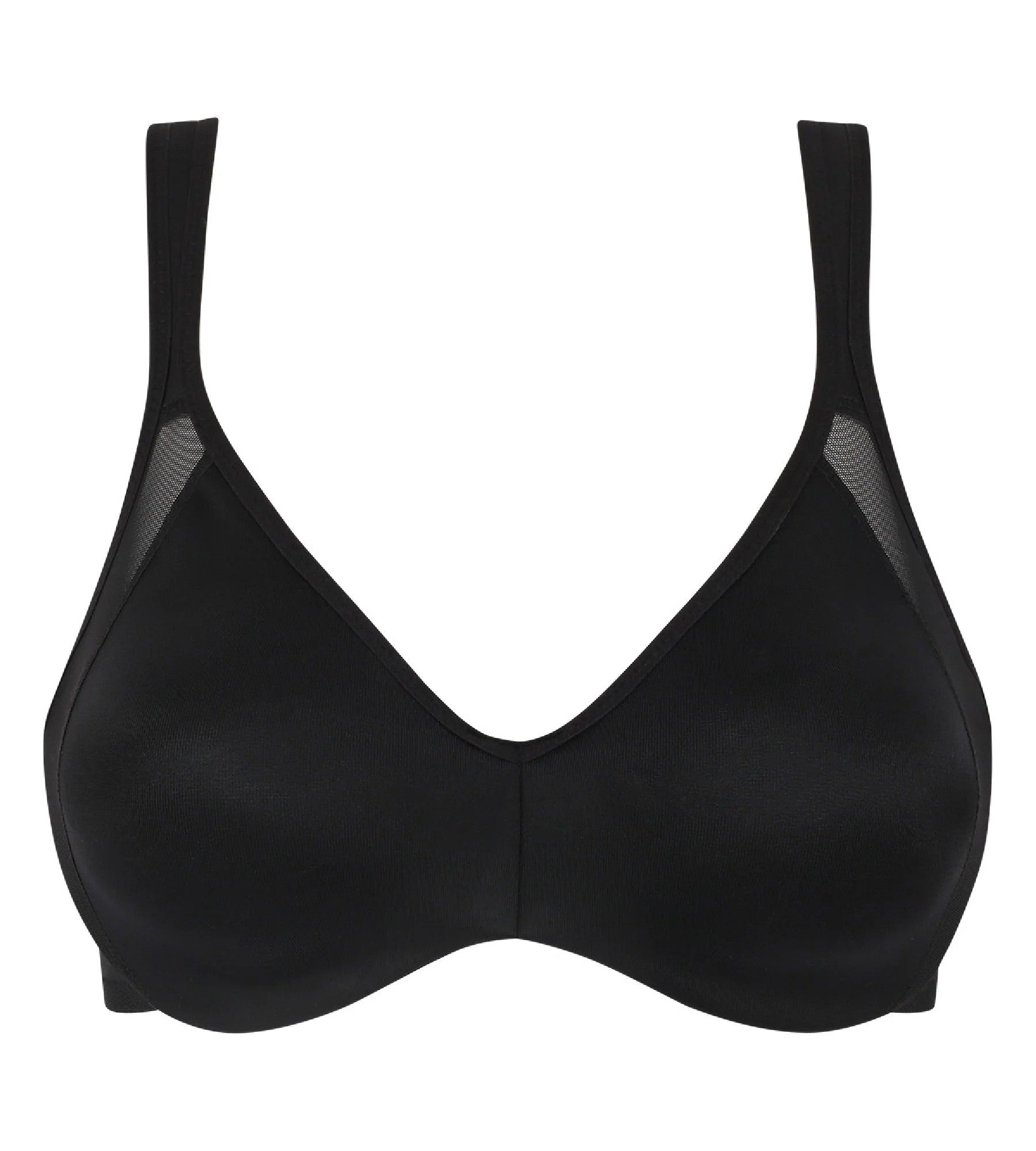 La Senza Generous Underwire Minimizer Bra in Tuxedo Black