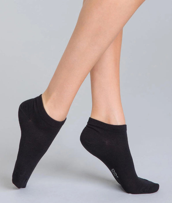 La Senza Chaussettes basses en coton noir smoking