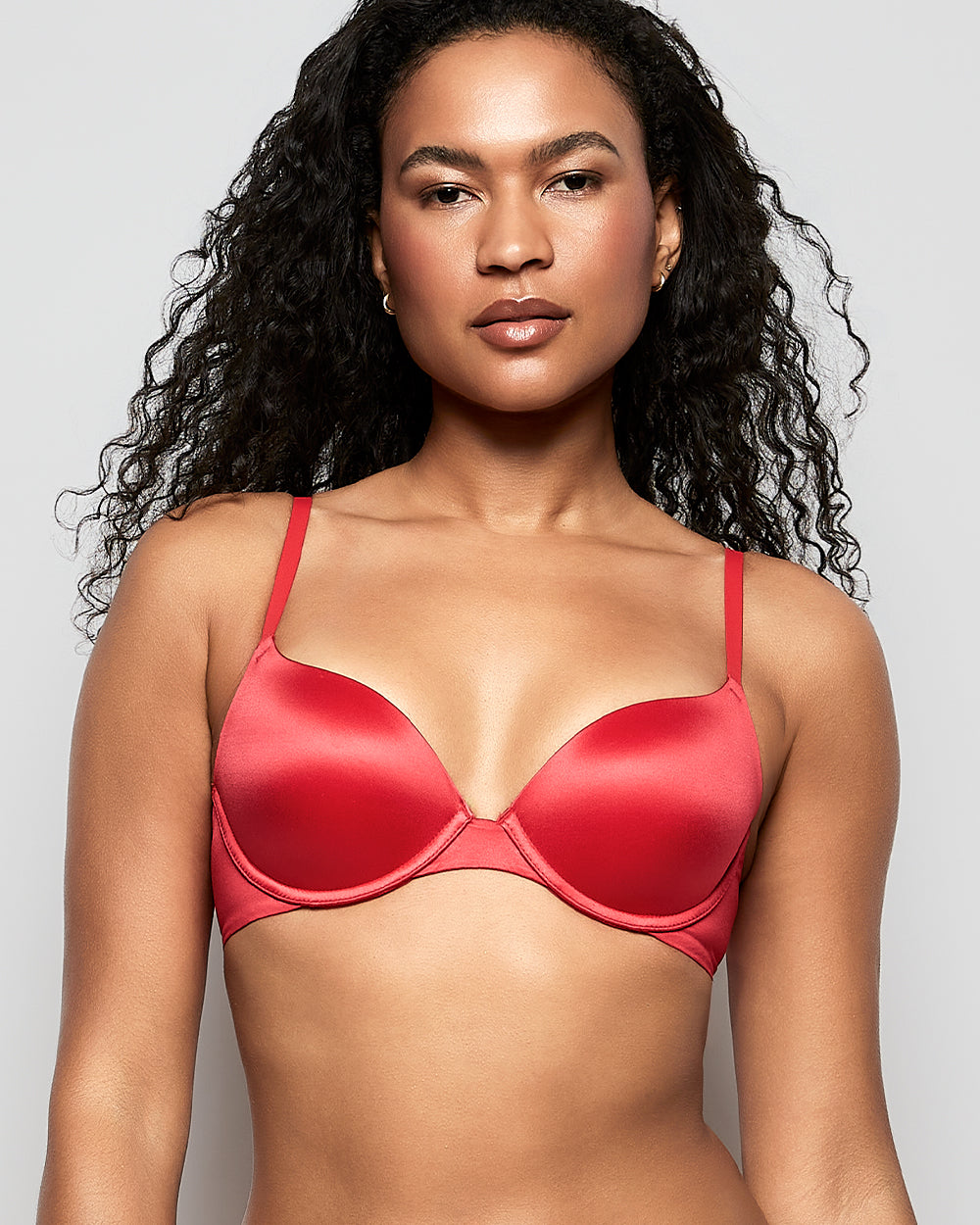 La Senza Comfort Lightly Lined Demi Bra in Cosmo Red