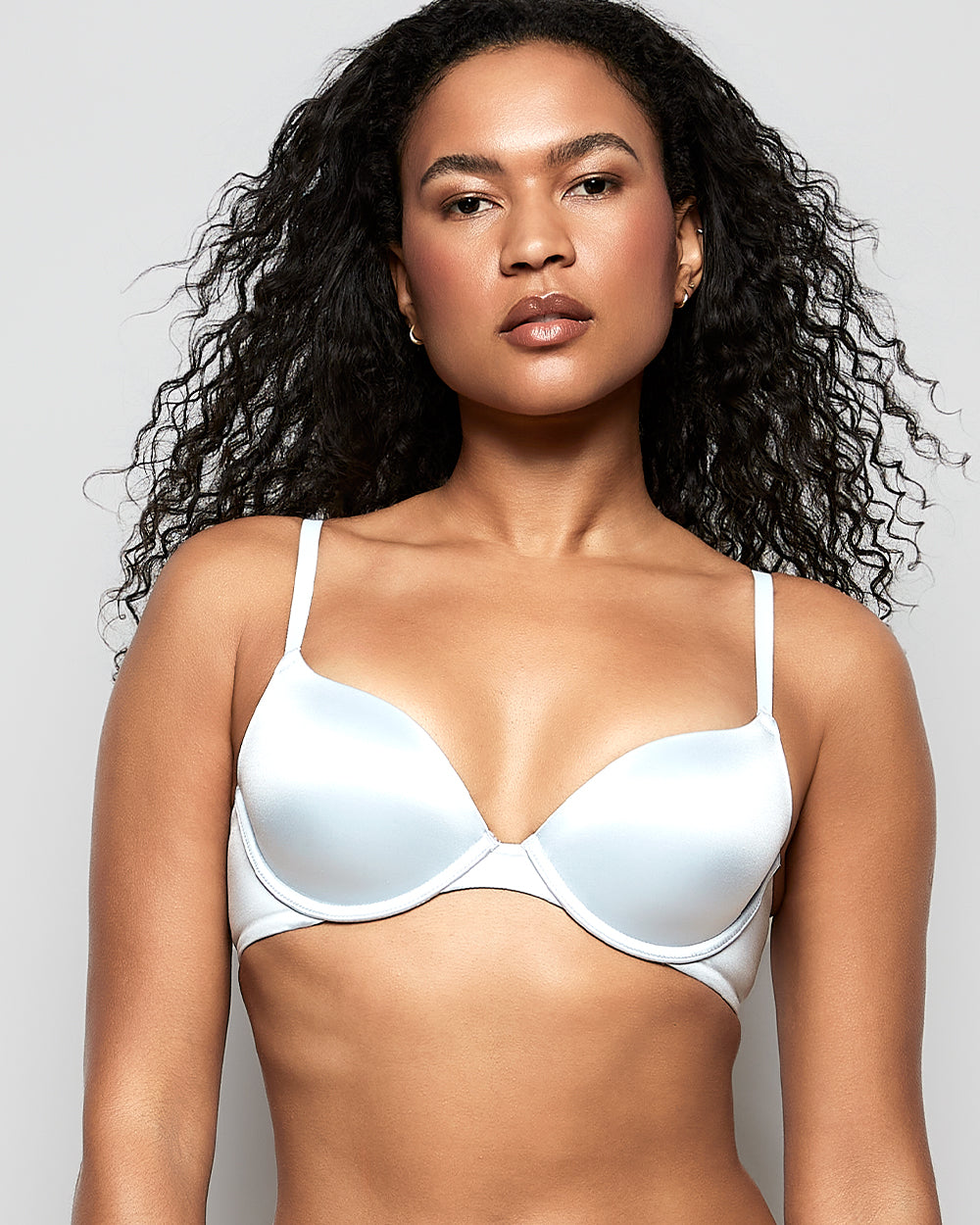 La Senza Comfort Lightly Lined Demi Bra in Vista Blue
