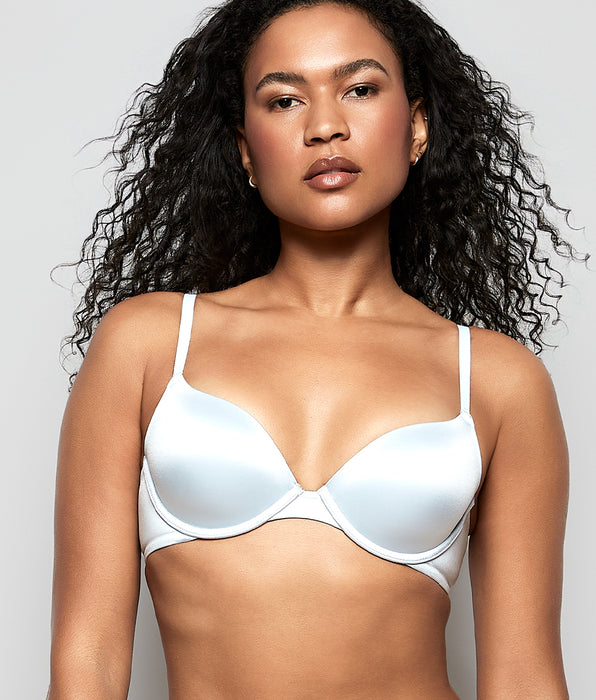 La Senza Comfort Lightly Lined Demi Bra in Vista Blue