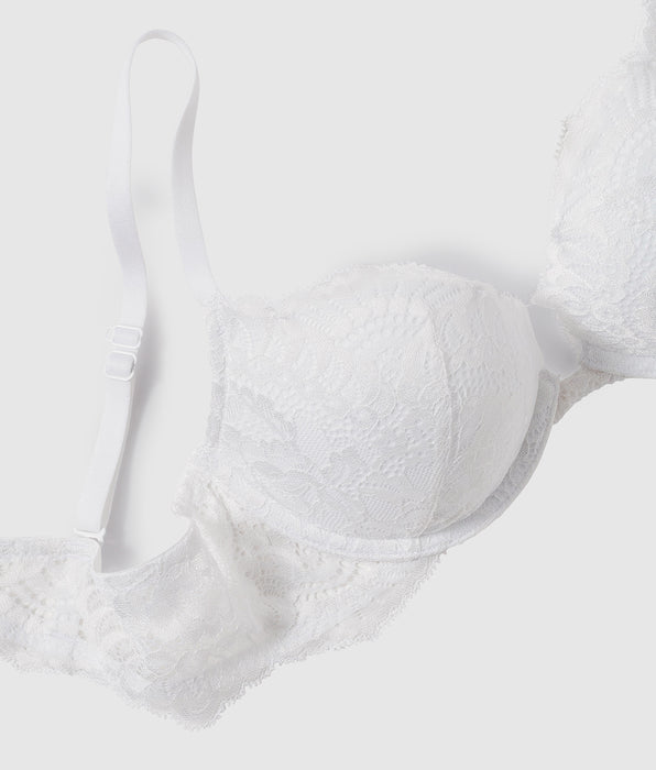 La Senza Push Up Bra with Allover Lace