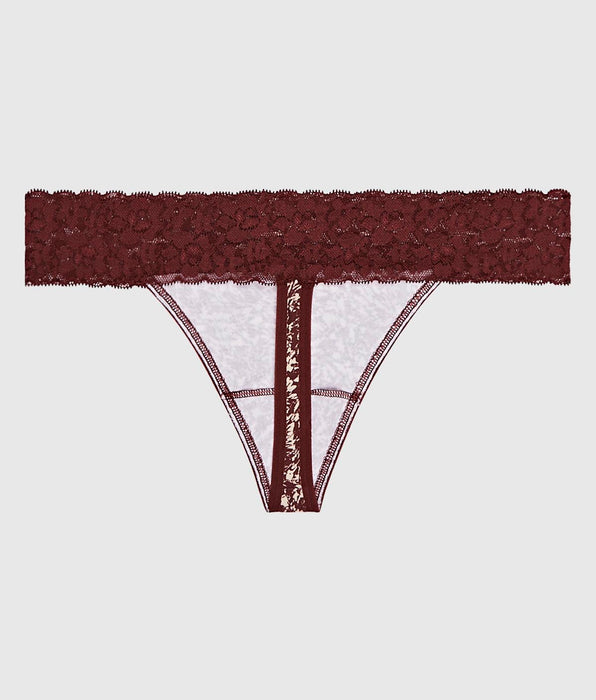 La Senza Thong Panty with Lace Trim