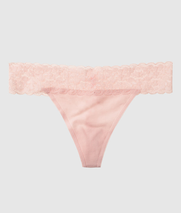 La Senza Thong Panty with Lace Trim