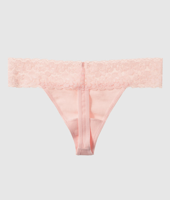 La Senza Thong Panty with Lace Trim