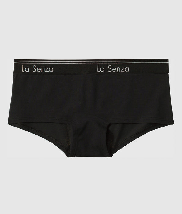La Senza Boyshort Panty in Smoulder Black
