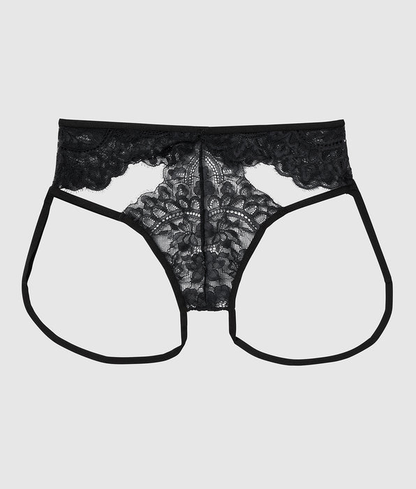 La Senza Culotte en dentelle fesses nues et sans entrejambe