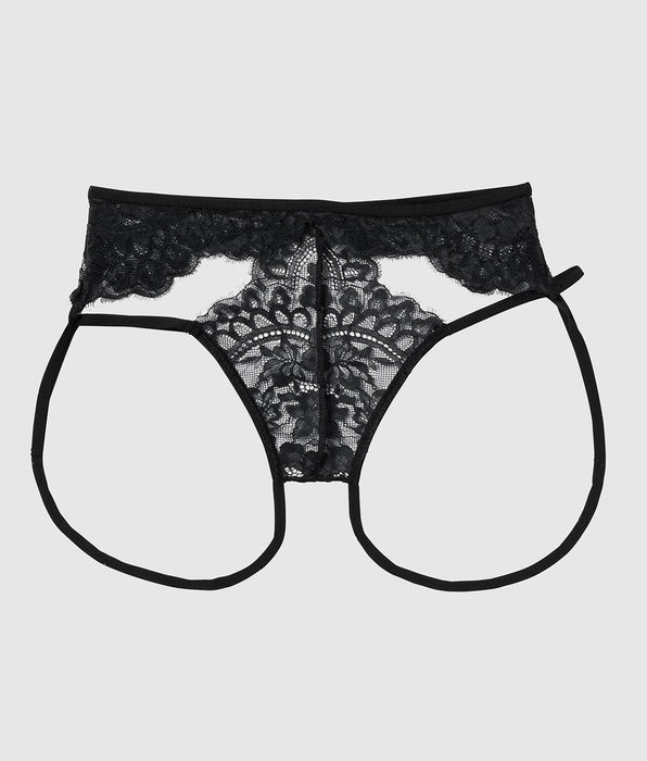 La Senza Culotte en dentelle fesses nues et sans entrejambe