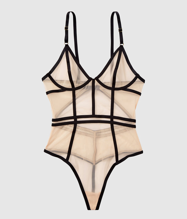 La Senza Unlined Mesh Bodysuit