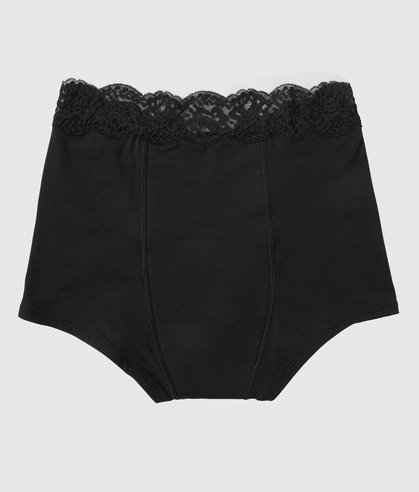 La Senza Boyshort Period Panty in Smoulder Black