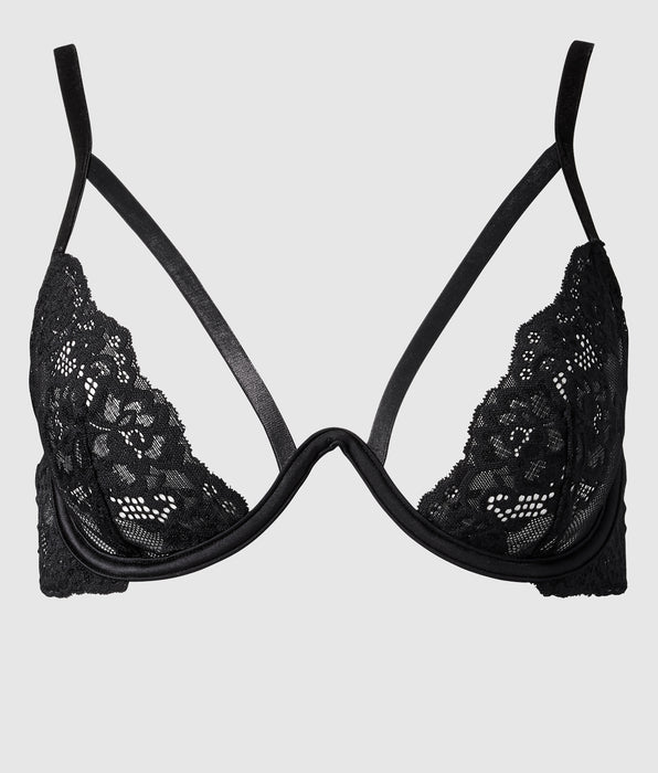 La Senza Unlined Lace Strappy Bra