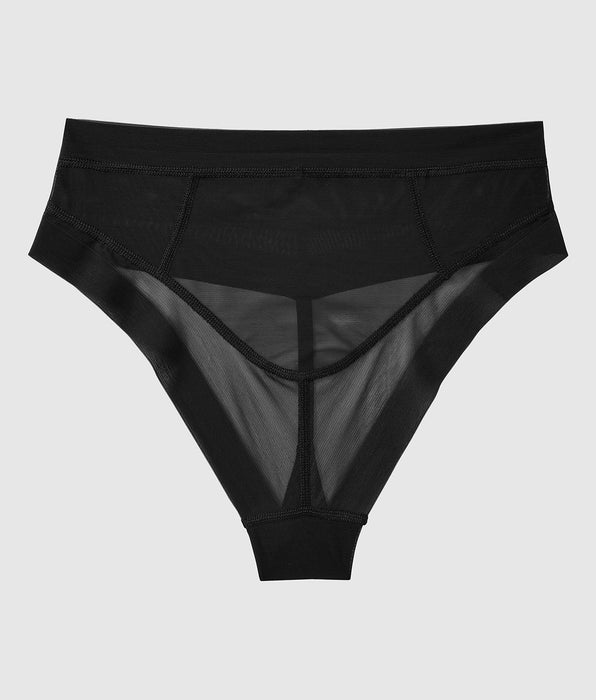 La Senza High Waist Shaping G-String in Black