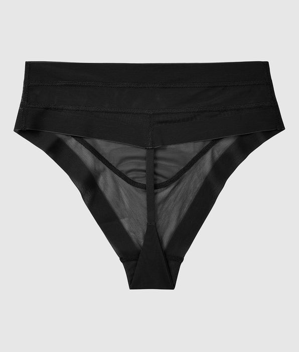 La Senza High Waist Shaping G-String in Black