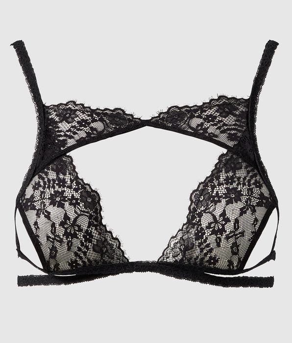 La Senza High Neck Unlined Lace Bra