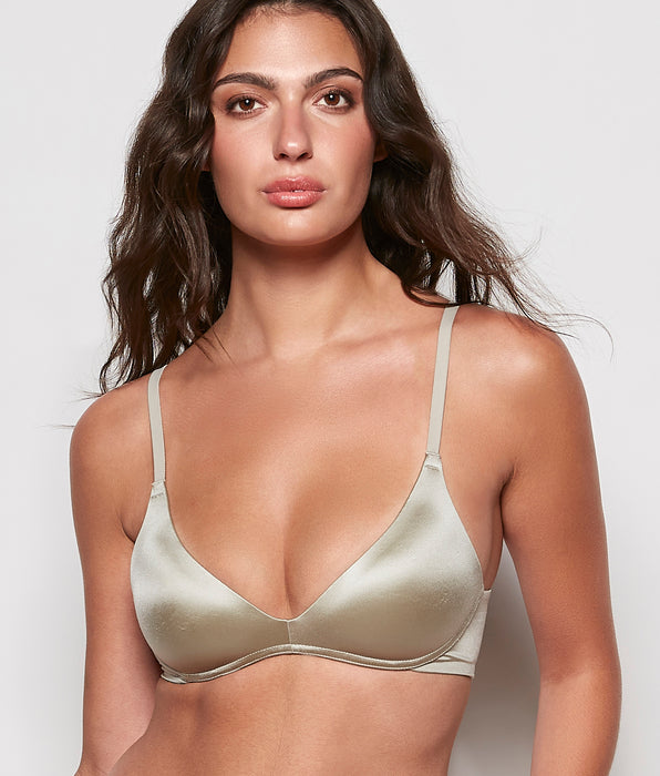 La Senza Wireless Light Lift Bra in Stone Grey