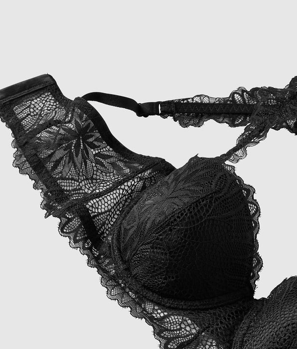 La Senza Soutien-gorge en dentelle noir intense