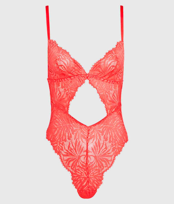La Senza Cut-Out Unlined Lace Bodysuit