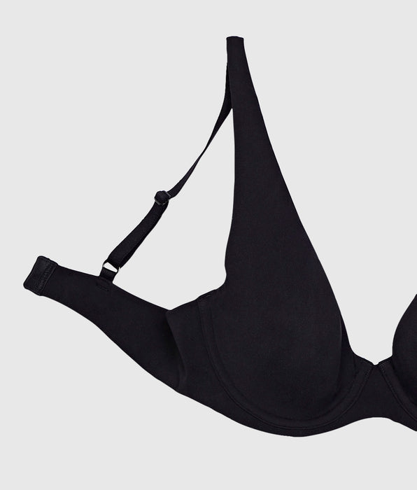 La Senza Unlined Microfiber Bra in Black