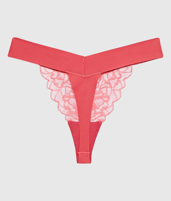 La Senza Lace High Leg Thong Panty