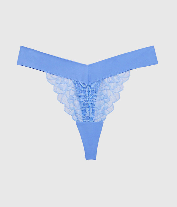 La Senza Lace High Leg Thong Panty